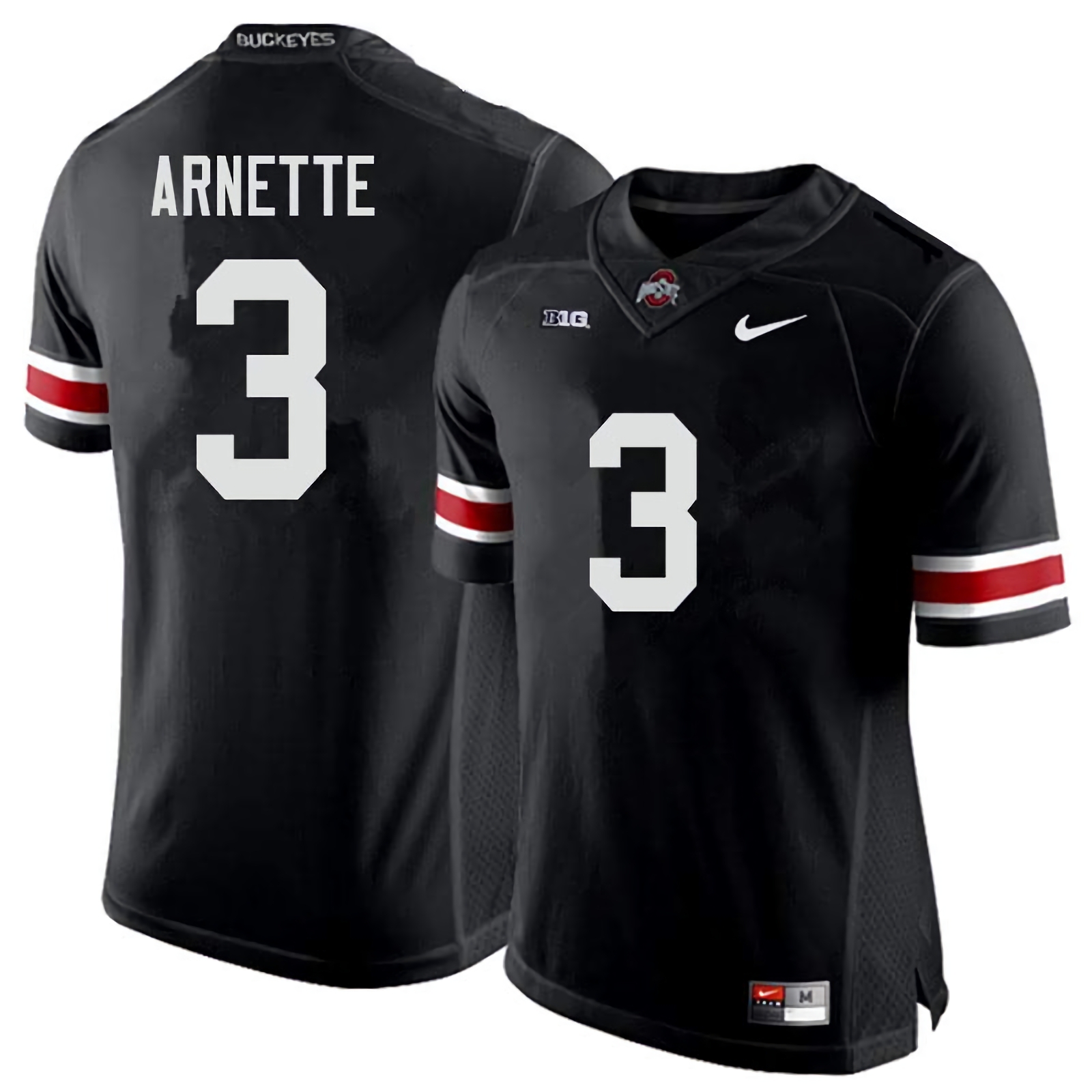 Damon Arnette Ohio State Buckeyes Men's NCAA #3 Nike Black College Stitched Football Jersey WDB0056EY